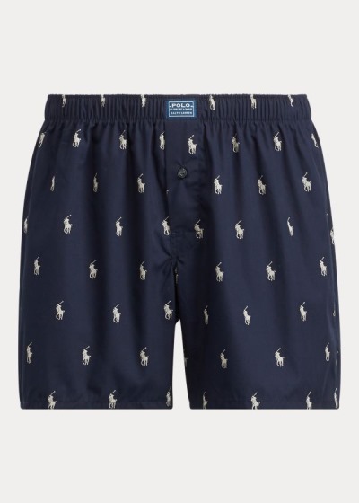 Polo Ralph Lauren Allover Pony Boxershorts Herre Danmark (DFIVN1768)